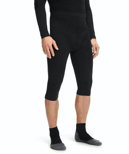 Falke Unterziehose 3/4 Tight Wool Tech Unterwäsche schwarz Herren